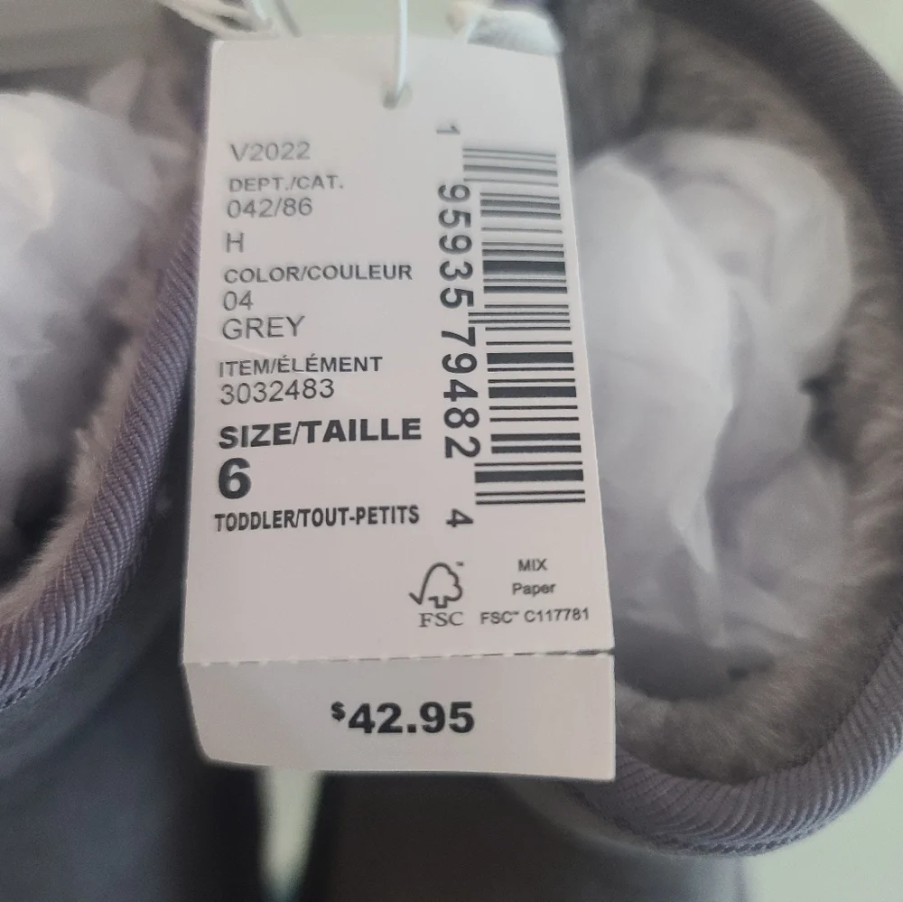 The Children's Place baby Girl Boots Gray Size 6